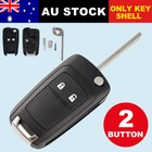 Car Flip Key Remote 2 Button Blank Case Shell For Holden Barina Cruze Trax AUS