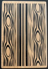 Recollections Wood Grain Background Rubber Stamp