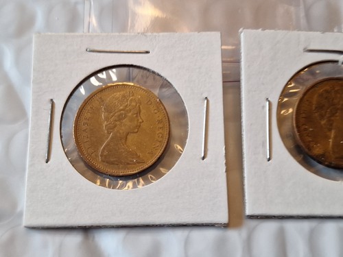 Set of 2 - 1966 Canada 1C Penny Coin Elizabeth II D.G. - KM 59.1 - Bronze/Copper - Picture 23 of 24