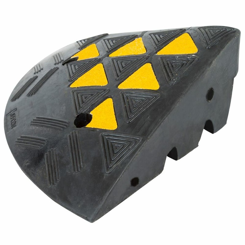 14" L x 14" W - Guardian Rubber Curb Ramp End