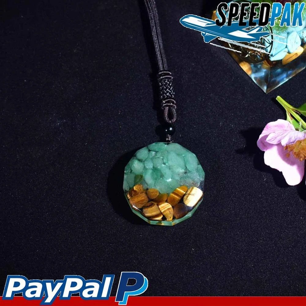 Orgonite Pendant Necklace Chakra Healing Energy Crystal Natural