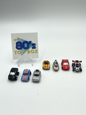 Lot Of 7 Micro Machines Galoob Toy Race Car Ship NASCAR