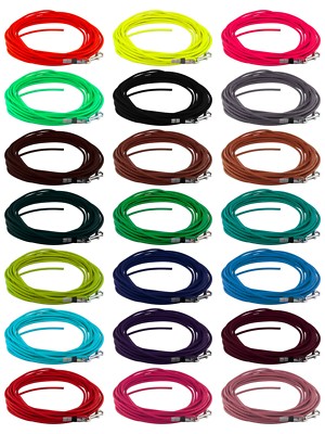 BioThane Schleppleine RUND 6mm,16 Farben,3-30m,Suchleine,Schweißleine,Hundeleine