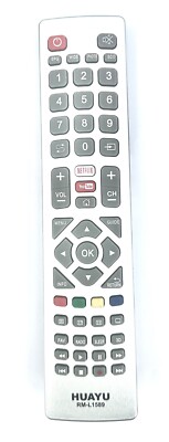 Remote Control for Sharp Aquos Smart TV NETFLIX YouTube 3D Buttons Replacement