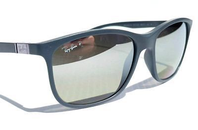 Ray-Ban RB 4336 CHROMANCE（クロマンス） Ray Ban RB4336CH CHROMANCE Polarized Polished Black | Depop