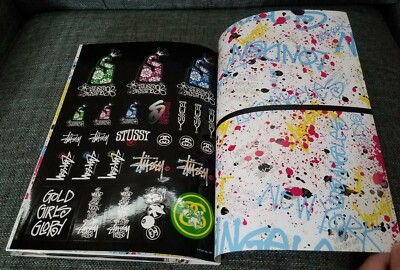 STUSSY 2007 Spring Collection Magazine with Sticker sheet & Case