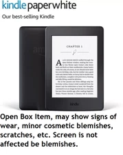 Amazon Kindle Paperwhite 7th Generation E-Book Reader 6" WiFi 300ppi 4Gb Black