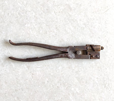 1940er Vintage J Wiss & Sons Lederlocher Handwerkszeug Sammlerst&uuml;ck Alt TL140