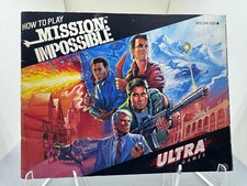 ORIGINAL Nintendo NES MISSION IMPOSSIBLE Instruction Booklet Manual Book Only