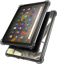 For Kindle Fire HD 10 10 Plus 11th 2021 HD8 Fire 7 Clear Soft TPU Back Shell