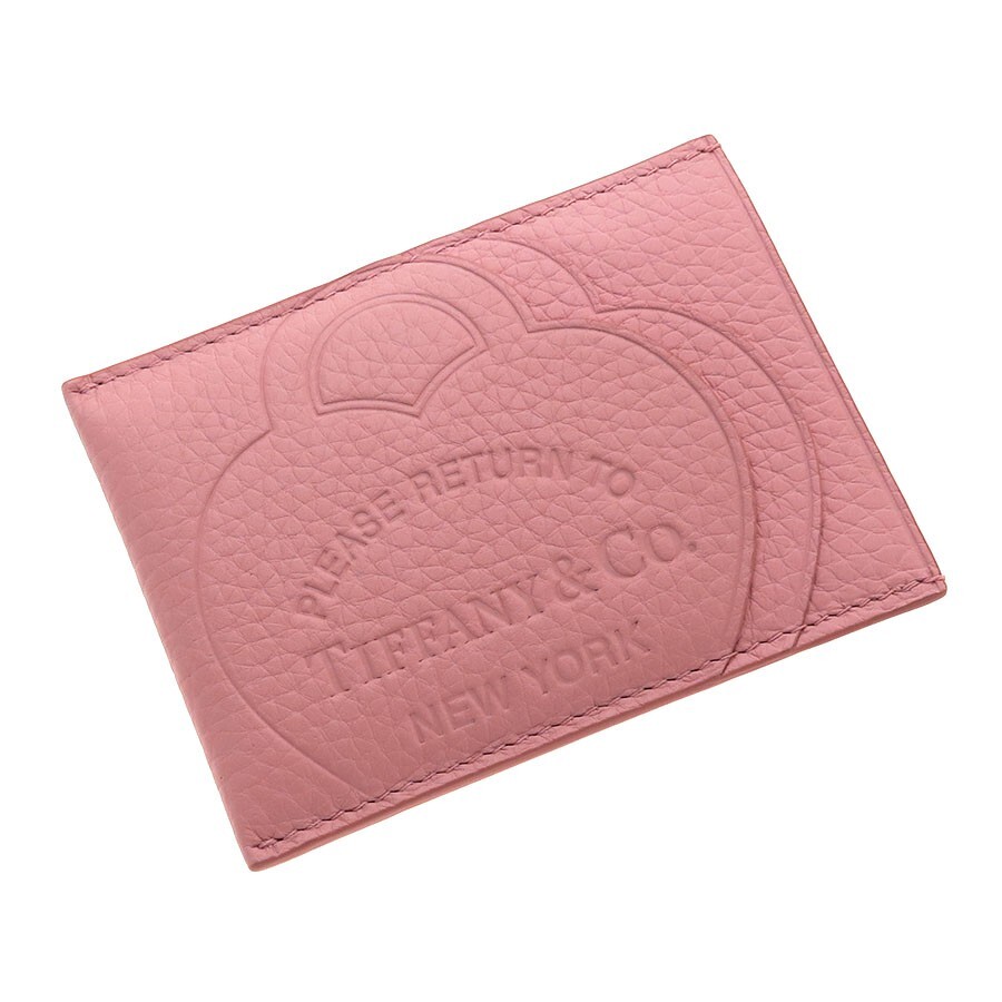 Tiffany & Co. ピンク　ケース　ruturn to tiffany TIFFANY & Co. Return to Tiffany Card Case Leather Pink With