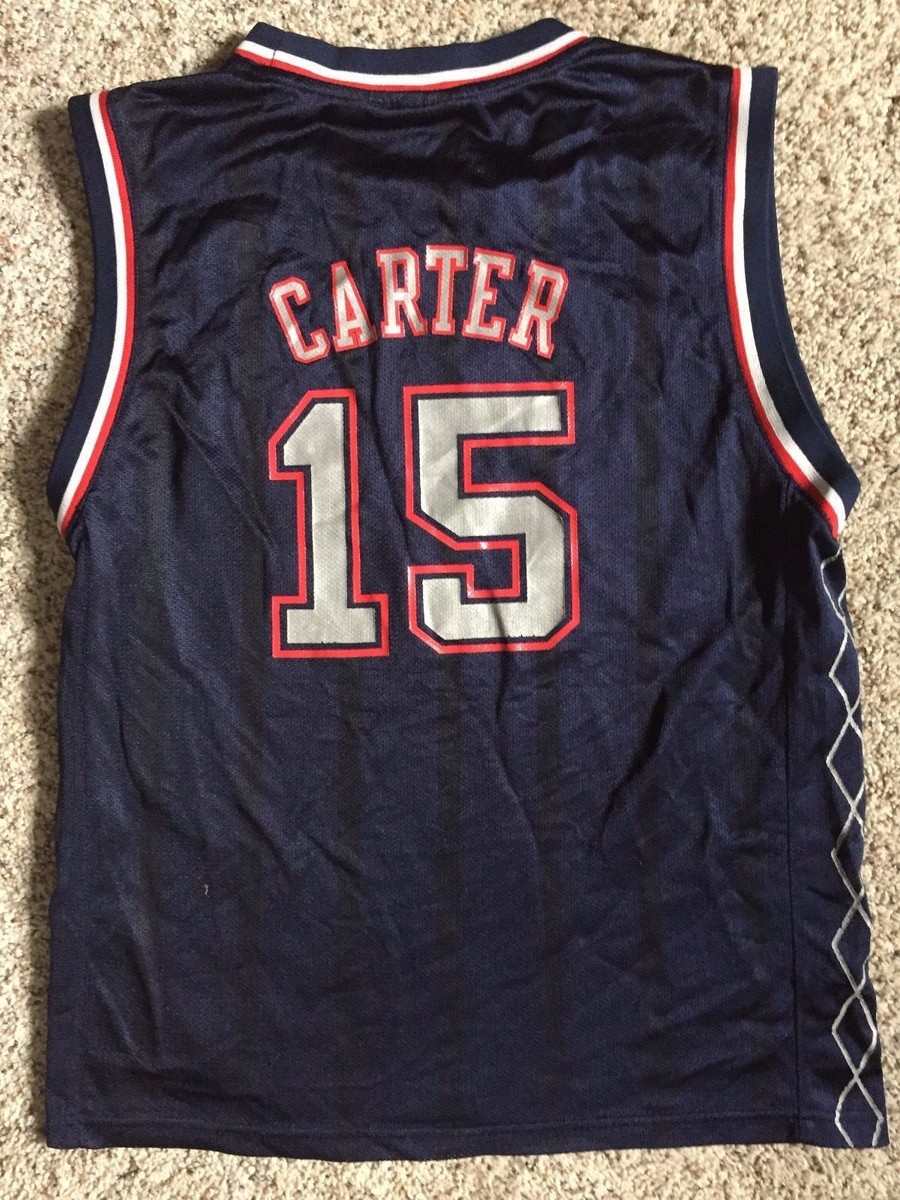 Blue #15 Vince Carter New Jersey Nets NBA Basketball Jersey