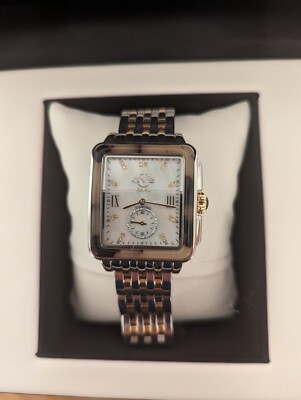 GV2 by Gevril 37.5mm Gold-Tone Stainless Steel Case with Gold-Tone Stainless...