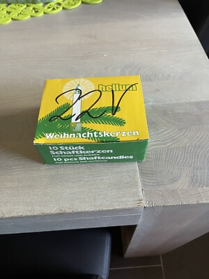 HELLUM Kleinschaftkerze für 10er Kette 22V 3W elfenbein 10er VE Neu