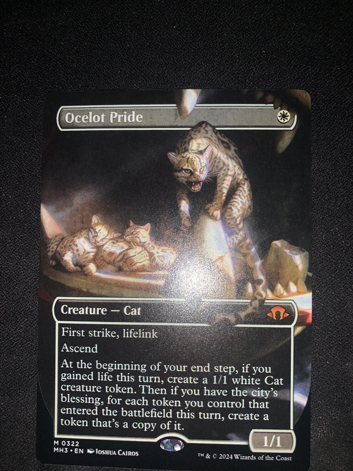 MTG Ocelot Pride Modern Horizons 3 0322 Borderless Mythic | eBay