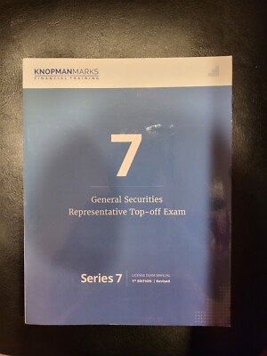 General Securities Series 7 Knopman Marks 1st Edition Textbook 