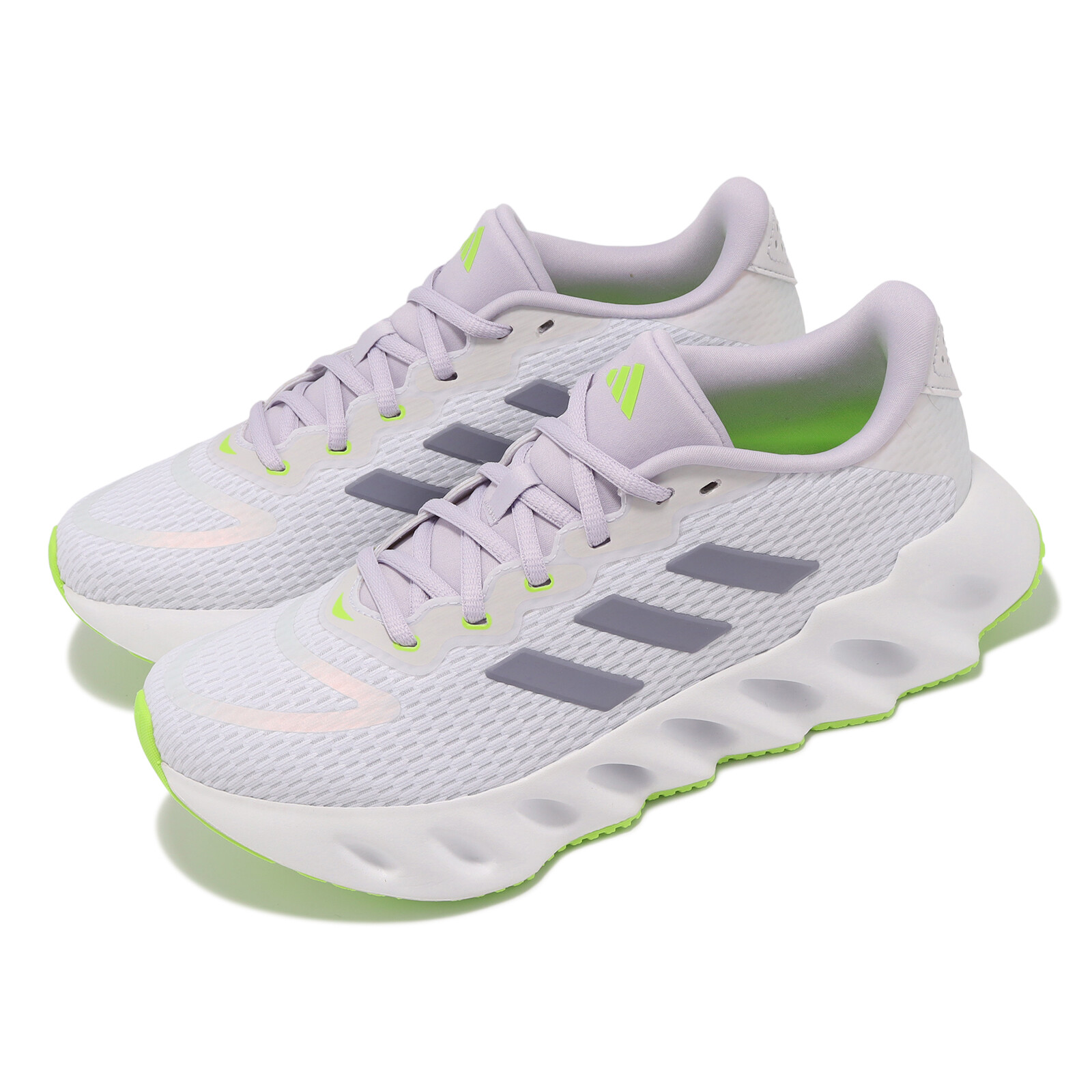 женские кроссовки adidas Switch Run W White Silver Viloet Lucid Lemon IF5734
