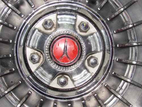 Vintage 1960s Plymouth Fury Turbine Hubcap Wheel Cover 523 / Shiny Chrome NICE! - Picture 5 of 6