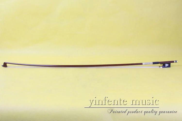 New 4/4 Violin Bow Brazilwood Violin Bows Ebony Frog Balance Natural Bow Hair 1P - Image 4 of 4