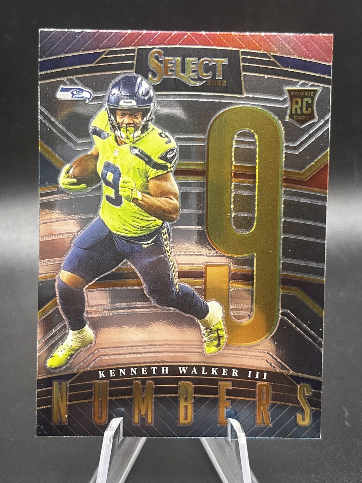 2022 Select Football Kenneth Walker III Numbers Insert Rookie RC #SN-23 Seahawks