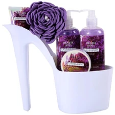 Draizee Spa Gift Set Lavender Bath Essentials & Gift Basket for Women