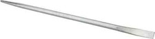 Made in USA 30" OAL Chrome Pry Bar 7/8" Wide