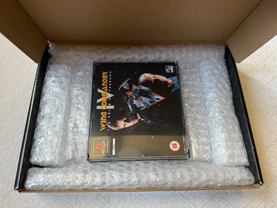 Wing Commander IV The Price of Freedom PS1 Big Box - UK PAL VGC CIB - Tracked - Image 3 of 4
