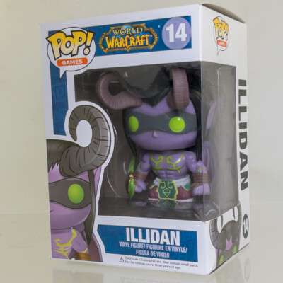 Funko POP! Blizzard - World of Warcraft Vinyl Figure - ILLIDAN #14 *NON-MINT*