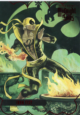 2023 Fleer Ultra Midnight Sons SILVER RAINBOW #45 Iron Fist (Paskal Millet)
