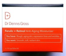 DR DENNIS GROSS FERULIC ACID  RETINOL ANTI AGING MOISTURIZER CREAM 1.7 OZ BOXED