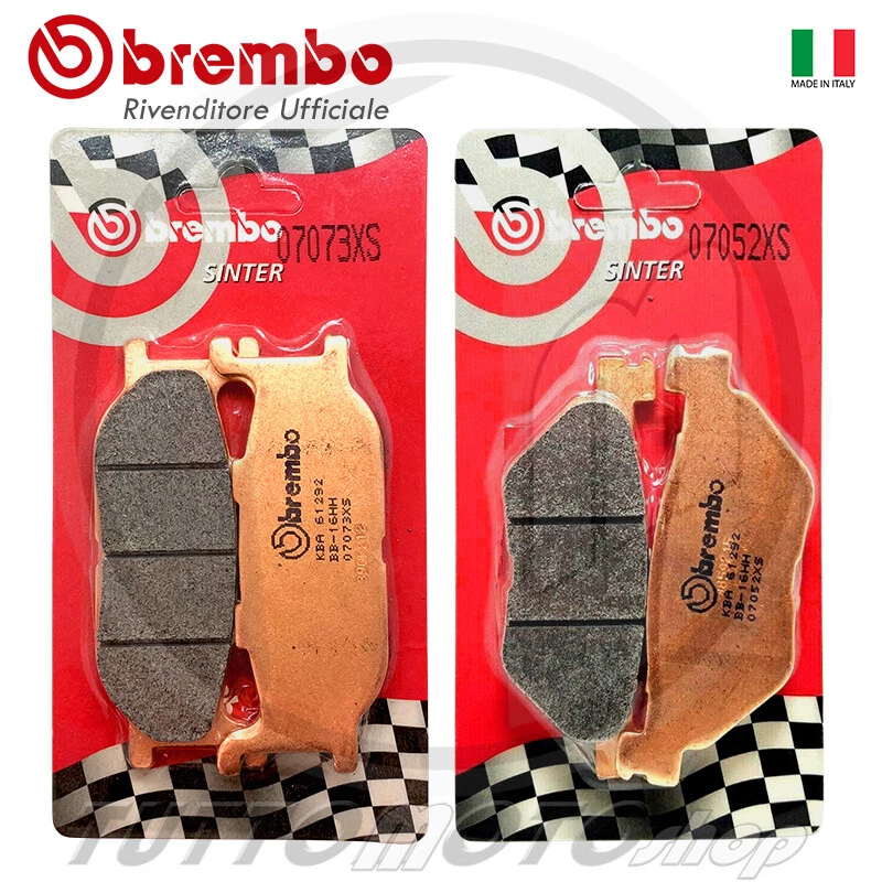 Kit pastiglie YAMAHA TMAX 500 2001 2002 2003 ( BREMBO Ant-Post T-MAX Sinter XS )