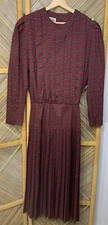 Vintage Dress Victorian Revival 1970s Small