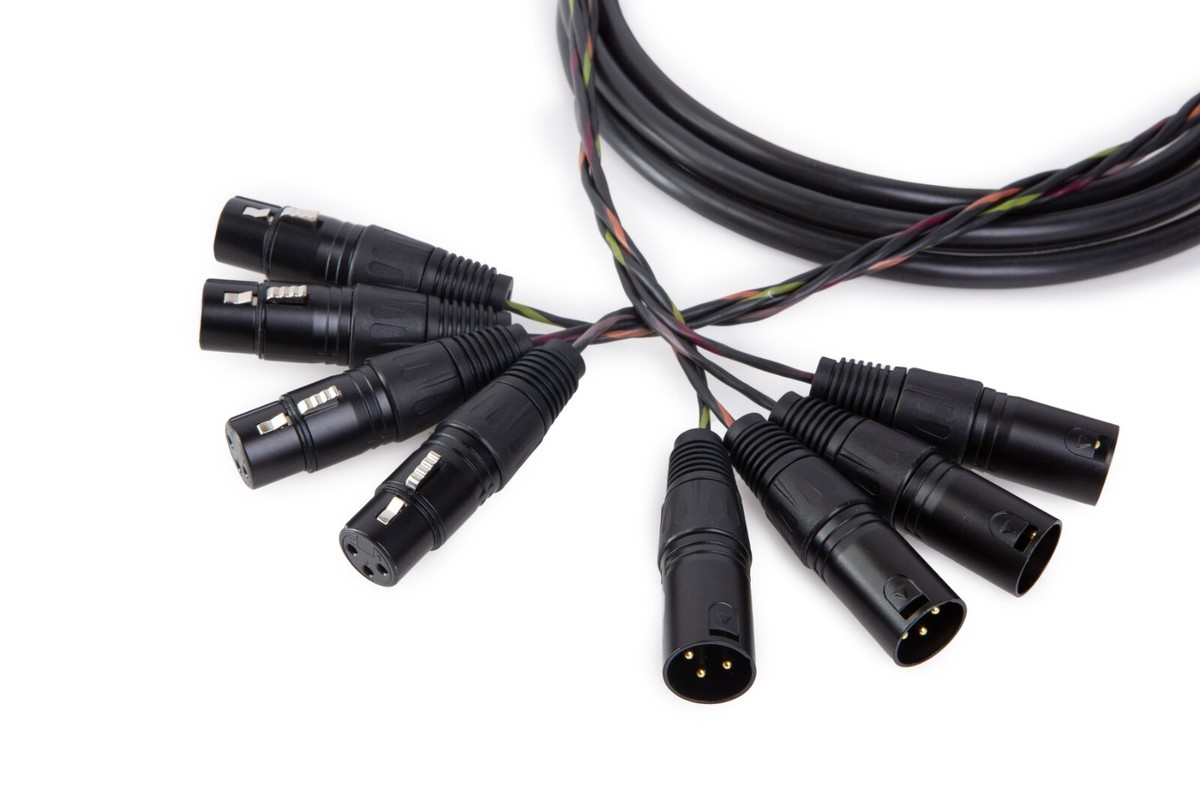 【4CHマルチケーブル】CANARE MR202-4AT　2m Canare MR202-4AT 4 Channel Balanced Studio Snake Cable, HIFI XLR