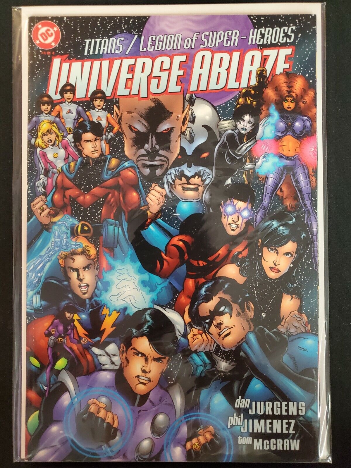 Titans Legion of Super-Heroes Universe Ablaze #4 DC NM Comics Book