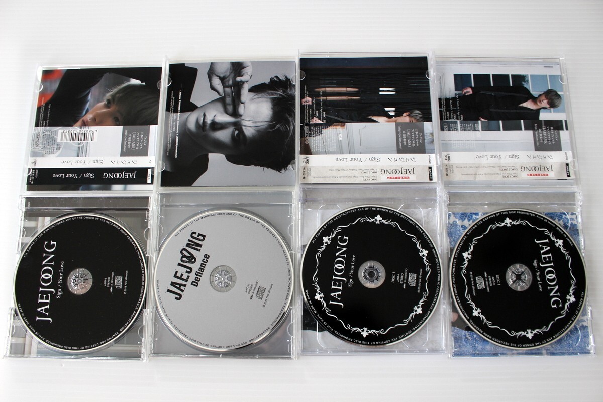 SET x4 Jae Joong(JYJ, TVXQ!)Defiance Sing Your Love Japan CD NO PHOTOCARD SET x4 Jae Joong(JYJ, TVXQ!)Defiance Sing Your Love Japan CD NO PHOTOCARD