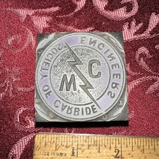 Printing Block “ Society Of Carbide Engineers “ Nice Lines!￼