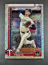 2025 Topps Series 1 - DAVID FESTA (RC) - Celebration Confetti #178 - TWINS