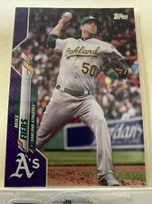 MIKE FIERS 2020 Topps Series 1 Meijer Purple Parallel Oakland Athletics (#212)