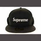 SUPREME WINDSTOPPER EARFLAP BOX LOGO NEW ERA NOIR 7 3 8 CAP HEAT 250108 Occasion fd