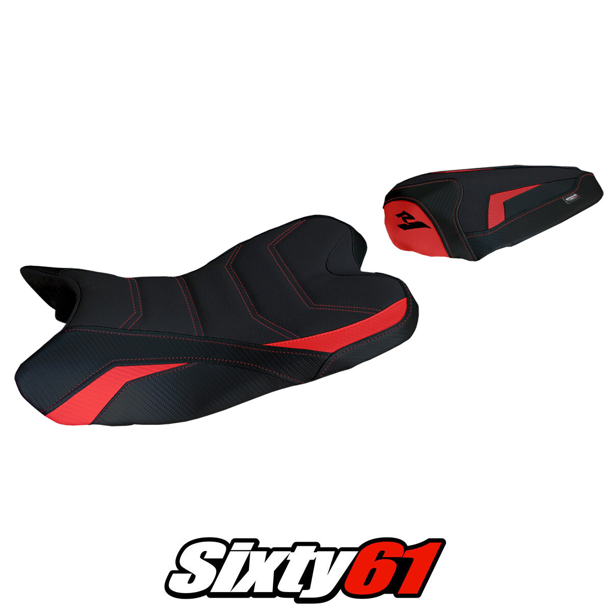Yamaha YZF R1 2009-2011 2012 2013 2014 Seat Cover Tappezzeria Ultragrip Red