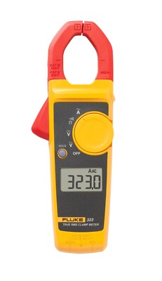 Fluke 323 Clamp Meter True Tester RMS 600V AC DC Measures - FREE SHIP FROM US