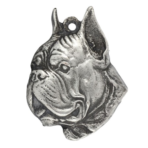 Boxer, German Boxer II - Dog Collar In Gift Box, Silver Plated Medallion - Picture 7 of 8
