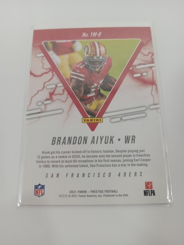 2021 Prestige Youth Movement Brandon Aiyuk #YM-8 - Picture 2 of 2