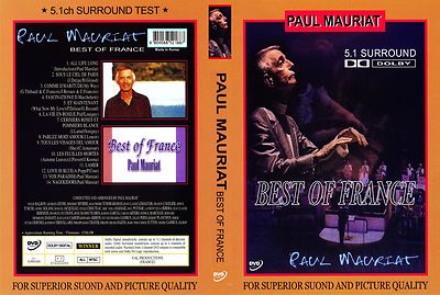 Paul Mauriat : Best of France (DVD,All,New) | eBay