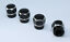 thumbnail 3  - Valve Dust Caps Set of 4 Aluminium Caps for Auto Schrader Valve Brand New Black