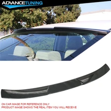 Fits 16-21 Honda Civic Sedan JDM Style Rear Roof Wing Spoiler Carbon Fiber Print