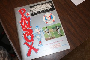 Pawtucket Red Sox 1983 Yearbook International League 100 Years Paw