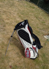 PING 4 UNDER 4 WAY CARRY GOLF BAG WITH DOUBLE STRAPS AND AUTOMATIC STAND