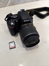 Nikon D5100 16.2MP 18-55mm DSLR Camera LOW Shutter Count - 2,554 With Case 