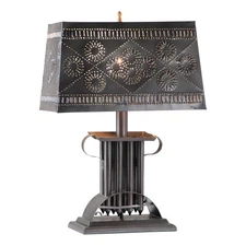 Scratch & Dent Rectangular Candle Mold Lamp with Shade